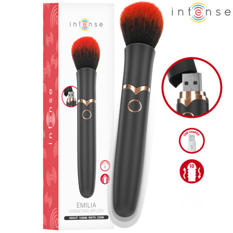 Intense, Vibrator Tip Pensula Intense Emilia 16 Cm, pasiune.ro