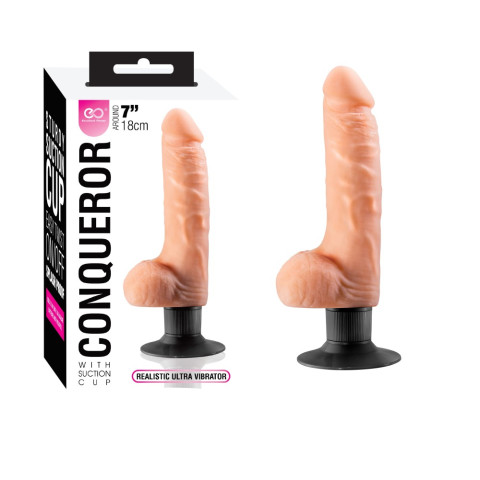 Pagina 3 - Vibratoare Realistice, Vibrator Realistic Conqueror 7,  Natural, 18 Cm, pasiune.ro