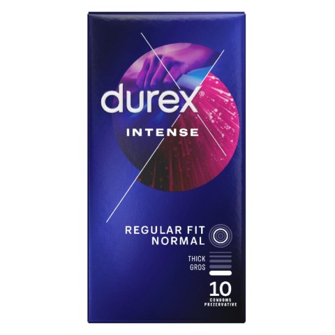 Durex, Prezervative Durex Intense Orgasmic 10 Bucati, pasiune.ro