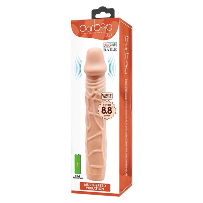 Vibrator Realistic Barbara Bob, Natural, 22 Cm 4