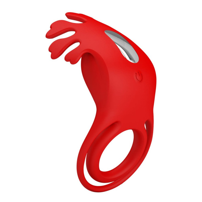 Inel Penis Cu Vibratii Ruben, Rosu 4