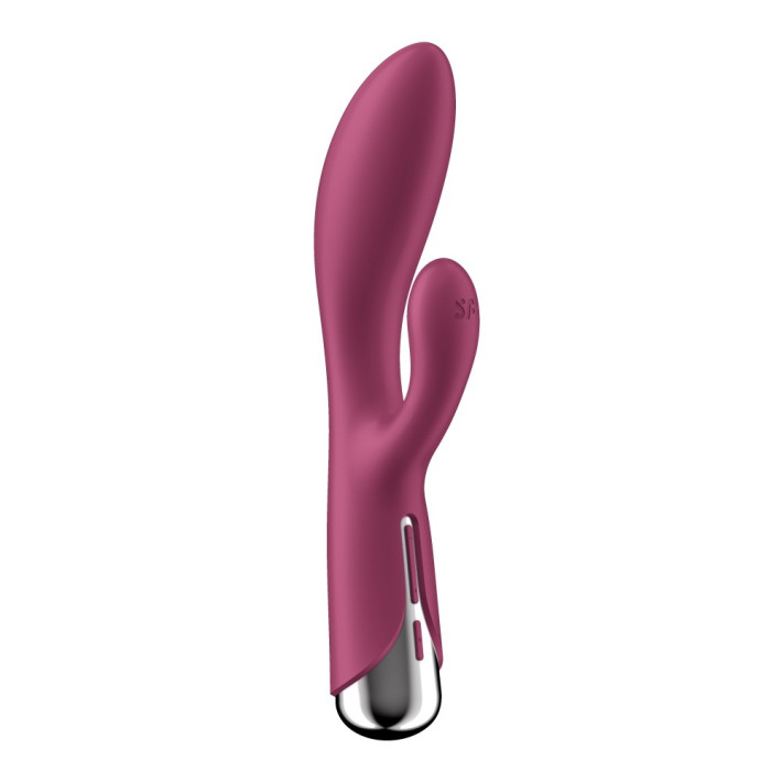 Vibrator Cu Rotatii Spinning Rabbit 1, Rosu, 20 Cm 5