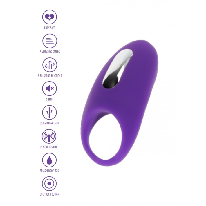 Inel Penis Cu Vibratii Si Telecomanda Wireless 4
