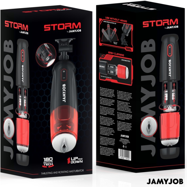 Masturbator Vagin Automat Jamyjob Storm, 10 Moduri De Rotatie Si Penetrare 7