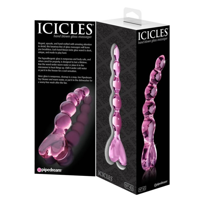 Dildo Clasic Din Sticla Icicles No. 43 4