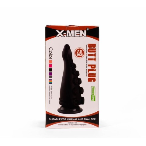 x-men, Dop Anal Xxl, Negru, 17.5 Cm, pasiune.ro