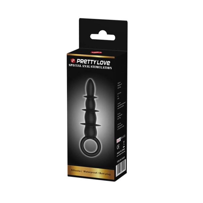Dop Anal Special Anal Stimulator, Negru, 9.5 Cm 6