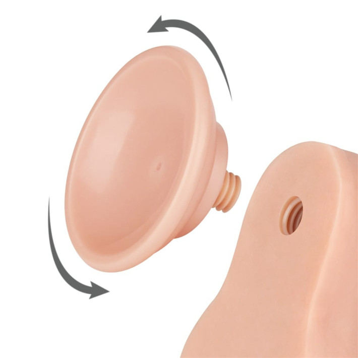 Dildo Realistic Sliding Skin Dual Layer Ii, Natural, 21.5 Cm 3