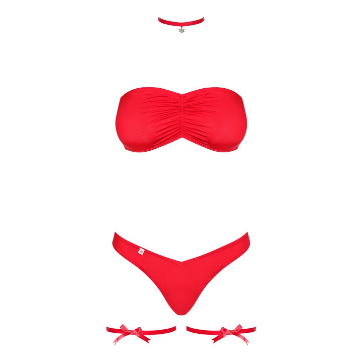 Set Kissmas Obsessive Rosu L/xl, S/m 8