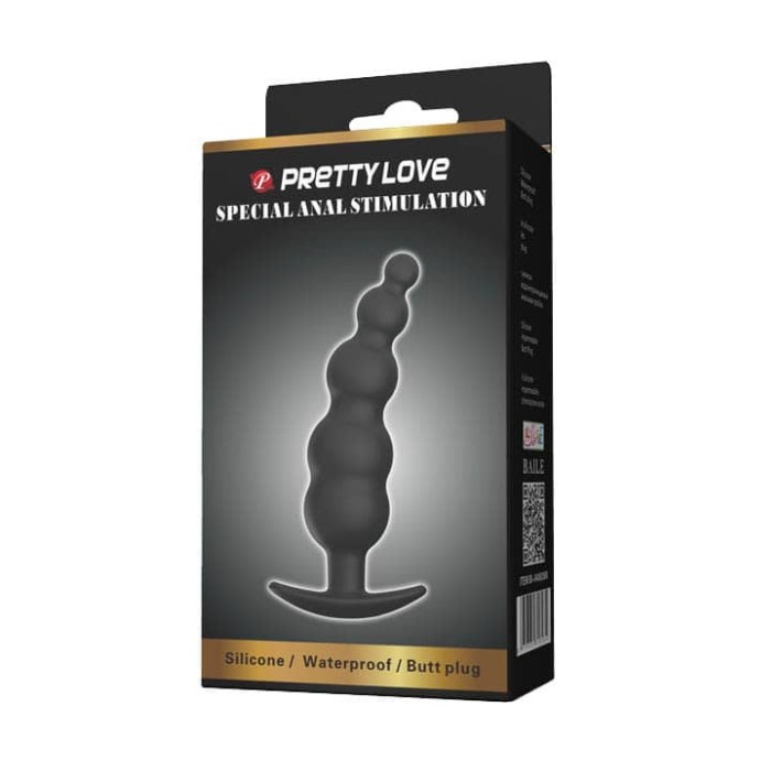 Dop Anal Special Anal Stimulation, Negru, 12 Cm 6