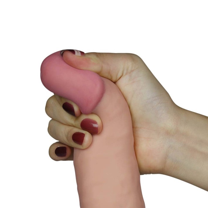 Vibrator Realistic The Ultra Soft Dude, Natural, 20 Cm 4