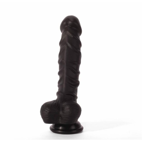 ou, Dildo Realistic Colours Pleasure, Negru, 21.5 Cm, pasiune.ro