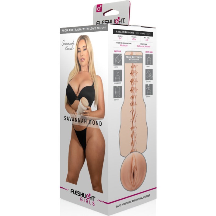 Masturbator Vagin Fleshlight Savannah Bond 18