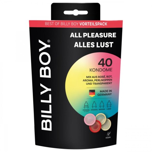 microfon, Prezervative Billy Boy All Pleasure 40 Buc, pasiune.ro