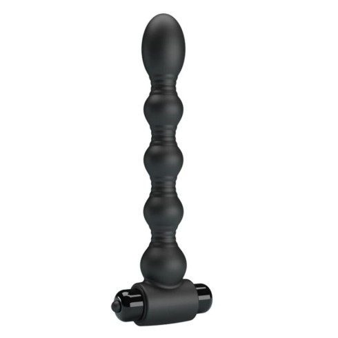 lynn, Vibrator Anal Lynn, Negru, 18 Cm, pasiune.ro