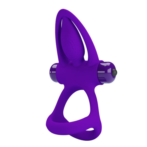 inel, Inel Penis Cu Vibratii, Mov, pasiune.ro