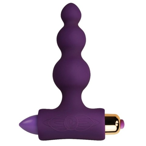 Rocks Off, Dildo Anal Cu Vibratii Bubbles Petite Sensations, Mov, 10.5 Cm, pasiune.ro