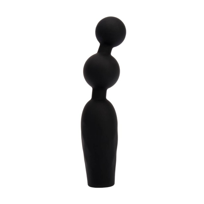 Bile Anale Cu Vibratii Booty Beads, Negru, 13 Cm 4