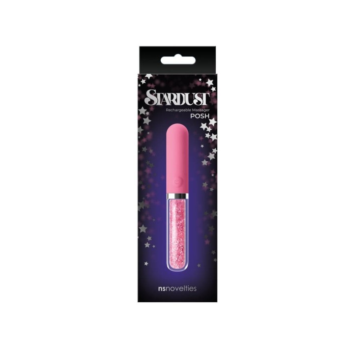 Vibrator Clasic Stardust Posh, Roz, 12.5 Cm 2