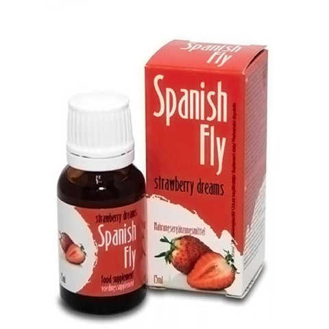 COBECO, Afrodiziac Spanish Drops Capsuni, 15 Ml, pasiune.ro