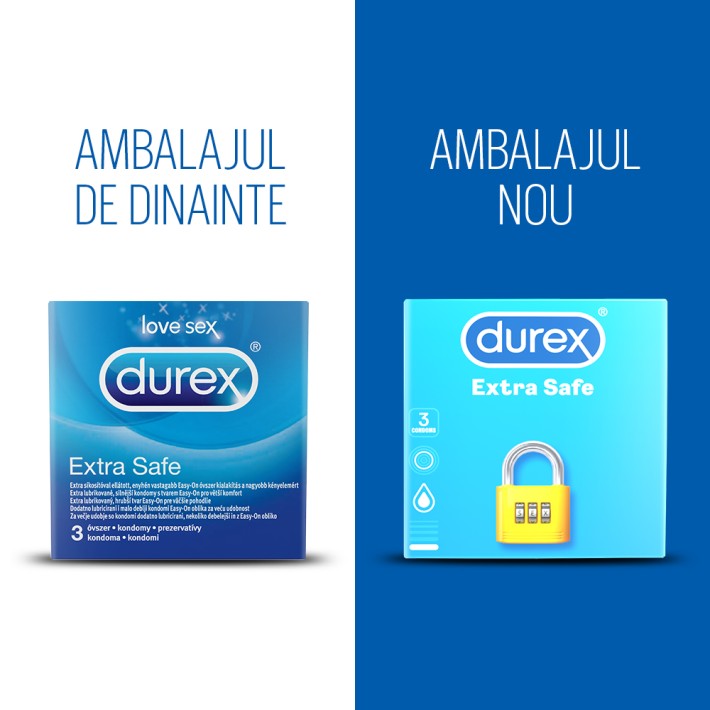 Prezervative Durex Extra Safe 3 Bucati 2
