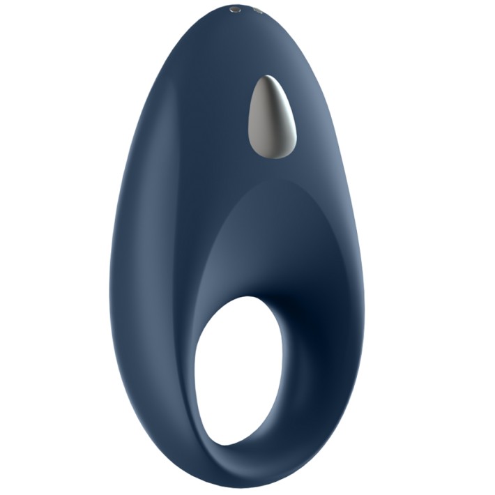 Inel Penis Cu Vibratii Mighty One, Albastru 2