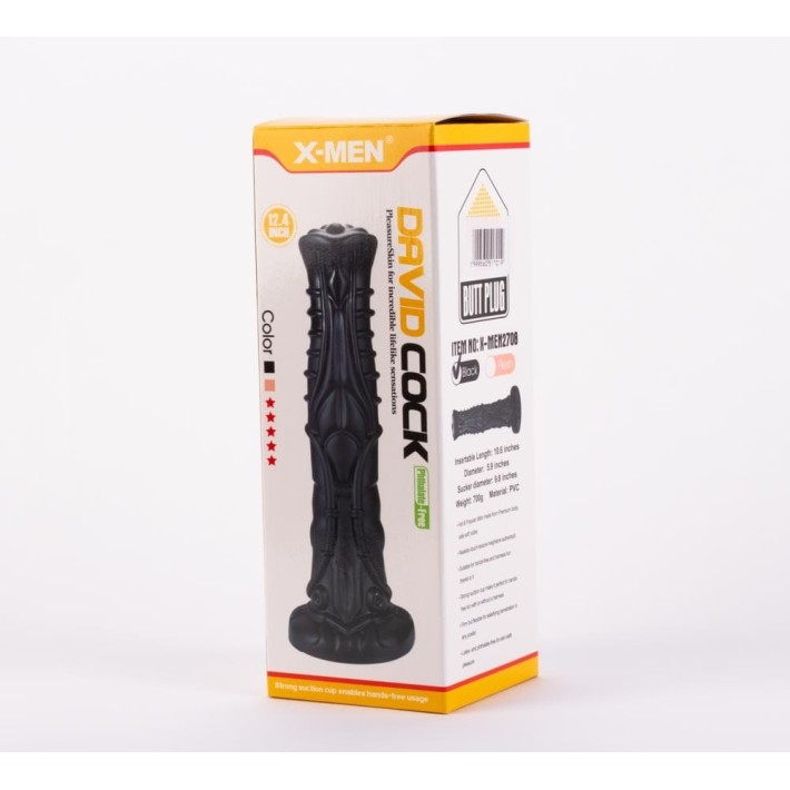 Dildo Fantasy Xxl Davids, Negru, 27 Cm 5