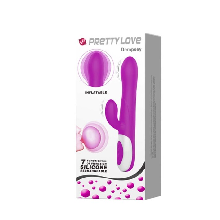 Vibrator Rabbit Dempsey, Violet, 13.5 Cm 8