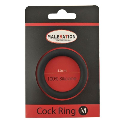 silicone, Inel Penis Malesation, Marimea M, Negru, pasiune.ro