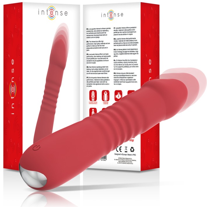 Vibrator Extensibil Intense June Rosu 4