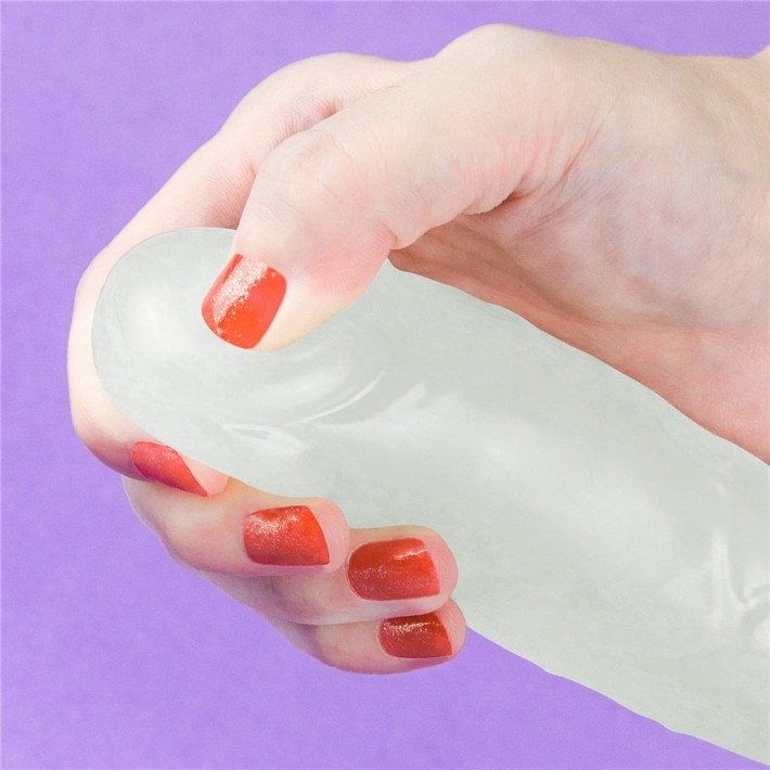  Dildo Clasic Fosforescent Lumino Play, Alb, 20 Cm 4