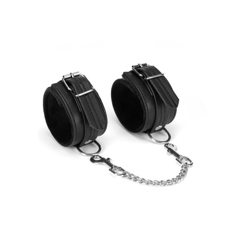 black, Black Bond Ankle Cuffs, pasiune.ro