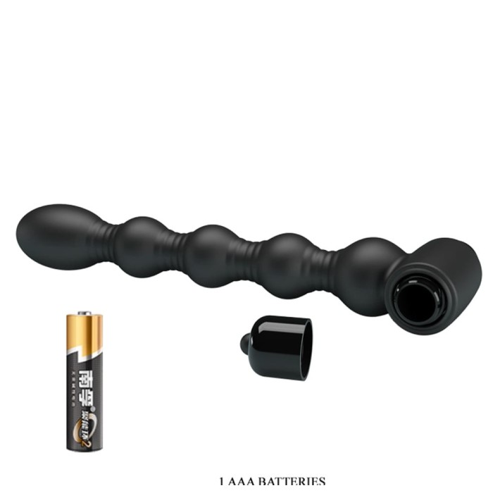 Vibrator Anal Lynn, Negru, 18 Cm 7