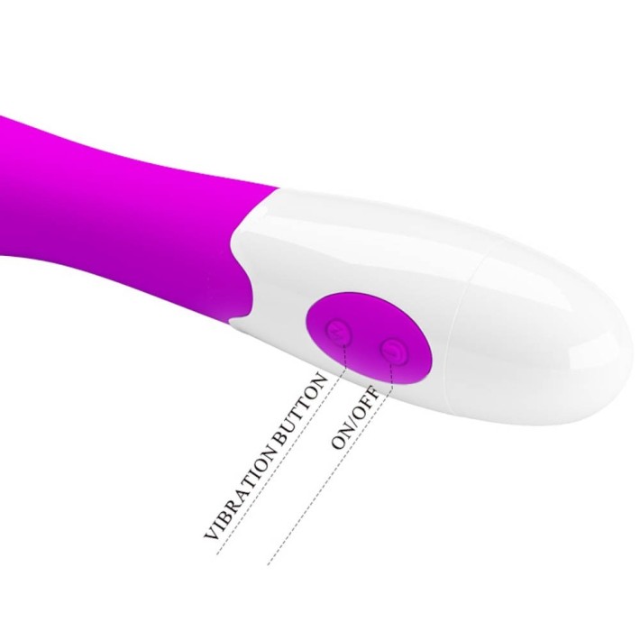 Vibrator Punctul G Elemental, Violet, 19 Cm 6