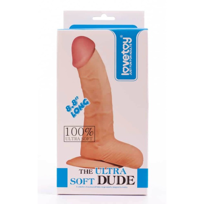 Dildo Clasic The Ultra Soft Dude, Natural, 22 Cm 5
