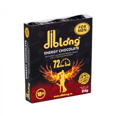 Diblong, Ciocolata Afrodisiac Diblong Energy Chocolate, Pentru Barbati, 24 Gr, pasiune.ro