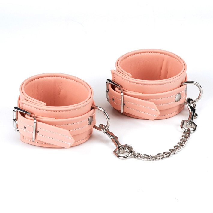 Pink Organosilicon Ankle Cuffs 4