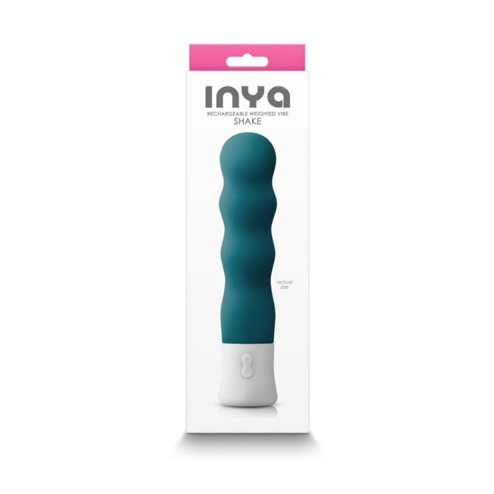 Vibrator Clasic Inya Shake, Verde, 17.5 Cm 3