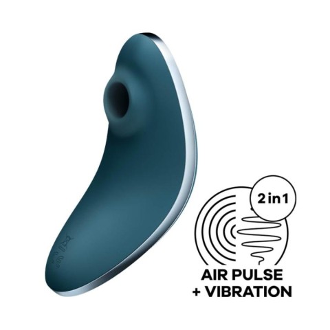 Vibratoare Clitoridiene, Vibrator Clitoridian Vulva Lover 1, Albastru Petrol, pasiune.ro