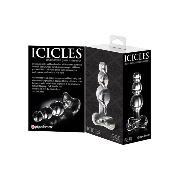 Dop Anal Din Sticla Icicles No. 47 5