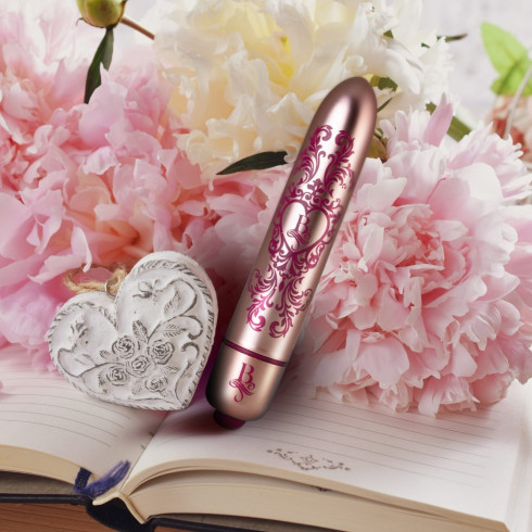 rosu, Glont Vibrator Boudoir - Promenade, Auriu-rosu, 9 Cm, pasiune.ro