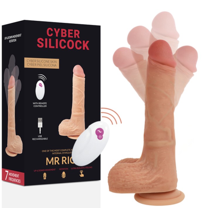 Vibrator Realistic Cu Telecomanda Mr Rick 20.9/17x4 Cm 4