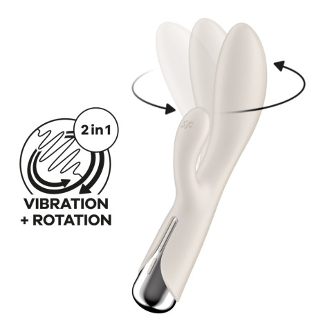 Pagina 2 - Vibratoare Rabbit, Vibrator Cu Rotatii Spinning Rabbit 1, Ivory, 20 Cm, pasiune.ro