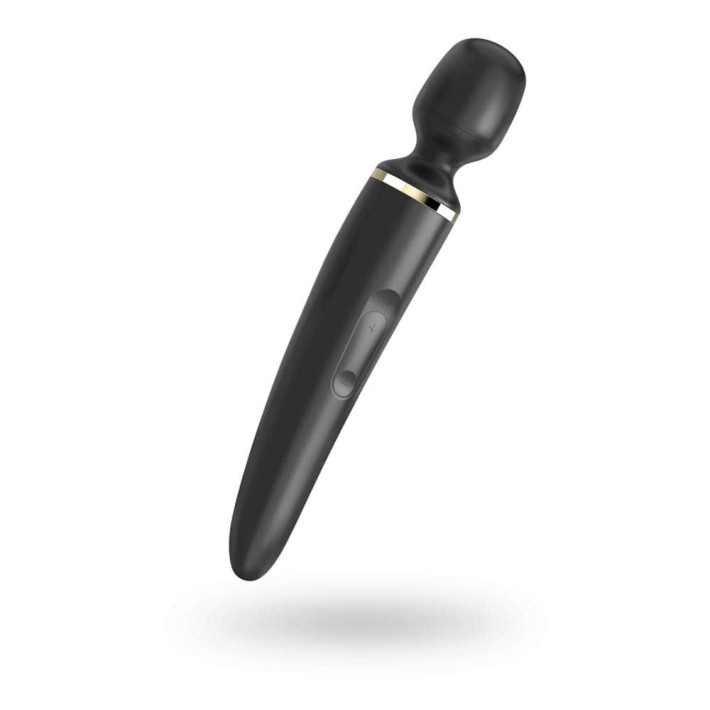 Vibrator Wand-er Woman, Negru/auriu, 34 Cm 4