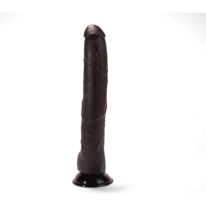 Dildo Clasic Porters, Negru, 33 Cm 3