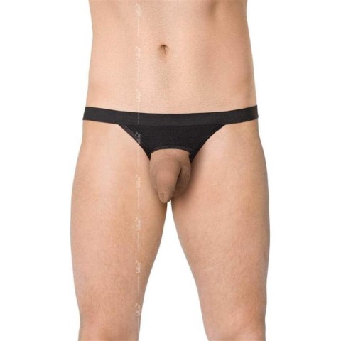 Lenjerie sexy barbati, Mens Thong 4532 - Black {} Onesize, pasiune.ro