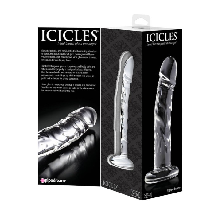 Dildo Clasic Din Sticla Icicles No. 62 5