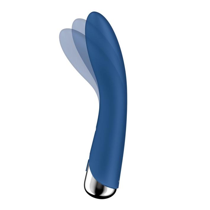 Vibrator Cu Rotatii Spinning Vibe 1, Albastru, 17,8 Cm 2