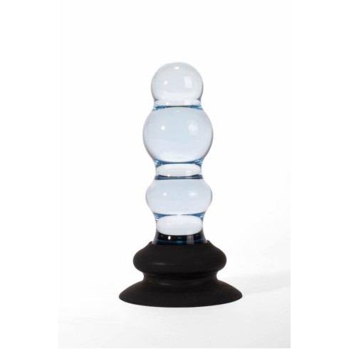 bila, Dop Anal Cu Ventuza Detasabila, Transparent, 14.5 Cm, pasiune.ro