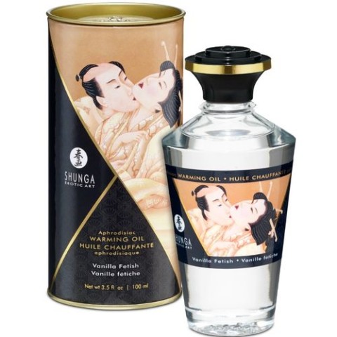 Uleiuri masaj si creme, Ulei Afrodiziac Cu Efect De Caldura Vanilla Fetish, 100 Ml, pasiune.ro